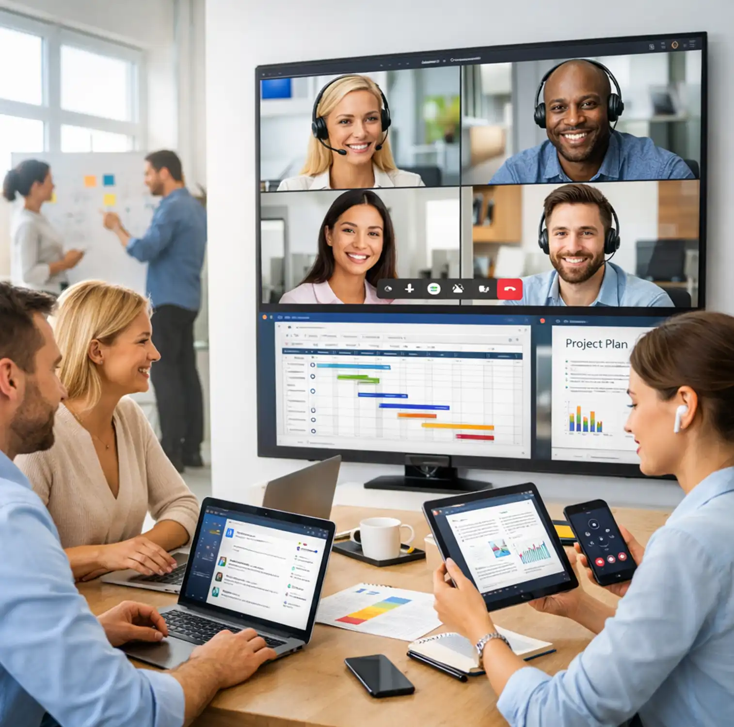 Moderne Teamkommunikation und Zusammenarbeit