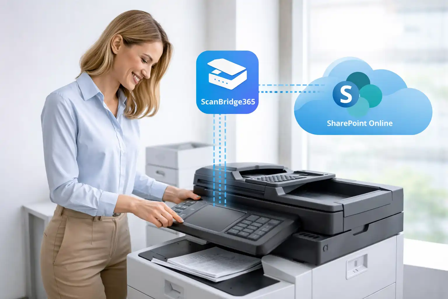 Scan-to-SharePoint Online Scanbridge365