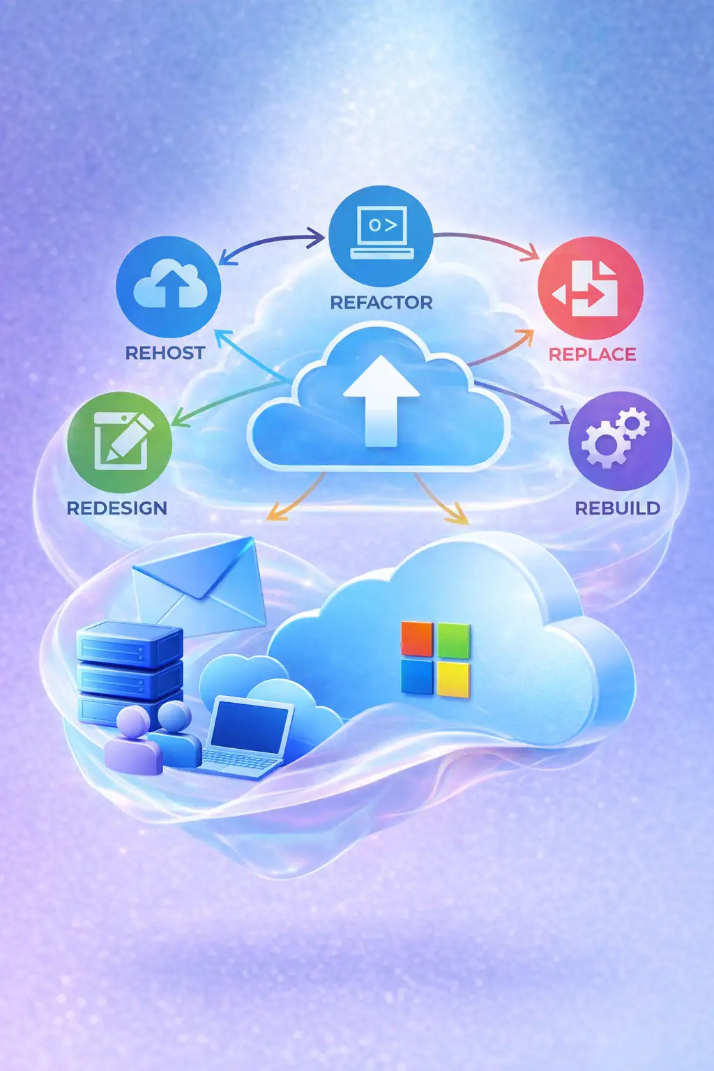 Cloud-Transformation nach 5R-Prinzip Cloud-Transformation nach 5R-Prinzip